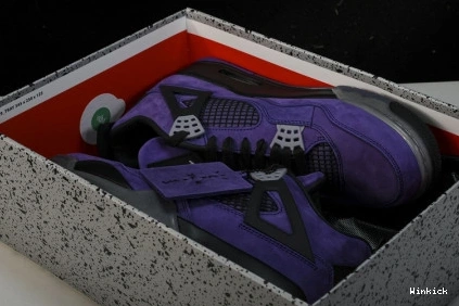 Jordan AJ4-766296 Scott x Travis 4 Purple Air Retro 0808